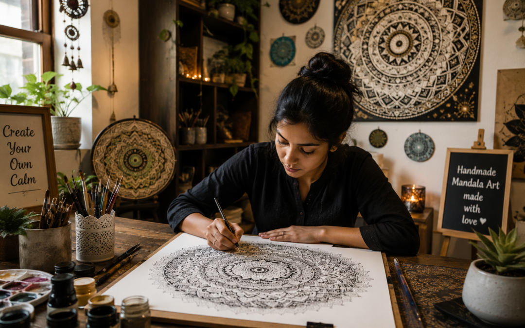 Best Customised Handmade Mandala art in west Bengal